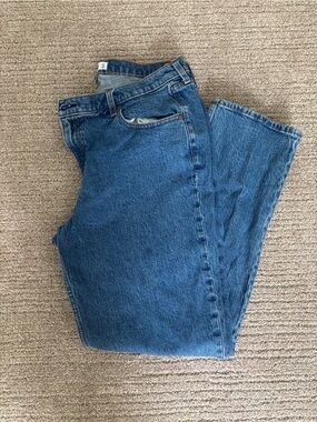 Abercrombie & Fitch Curve Love 90s Straight Mid Rise Jean Size 33/16 Long